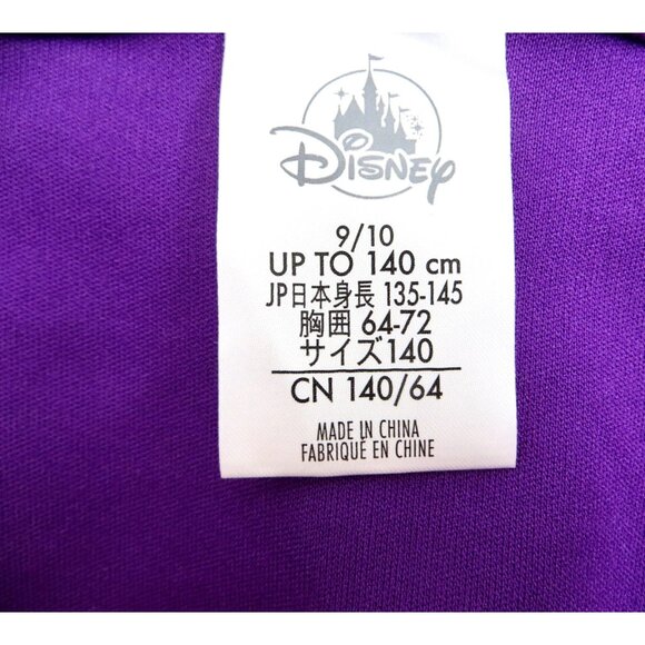 NEW! Minnie Mouse Disney Witch Halloween Dress Cosplay Costume Purple SZ 9-10 Y - Picture 9 of 10